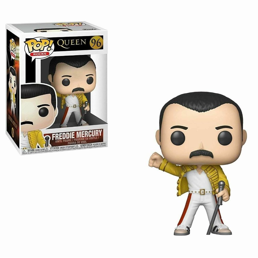 Funko - POP Rocks:Queen-Freddie Mercury 96